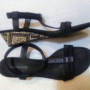 Croft & Barrow Wedge Heel Sandals Size 8